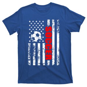 Us American Flag Soccer Patriotic Soccer Great Gift T-Shirt