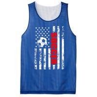 Us American Flag Soccer Patriotic Soccer Great Gift Mesh Reversible Basketball Jersey Tank