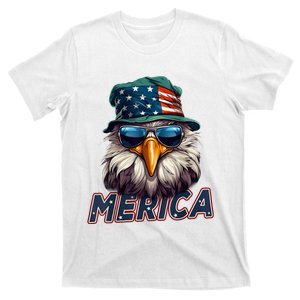 Usa American Flag Patriotic Eagle 4th Of July T-Shirt