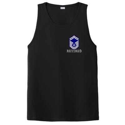 Us Air Force Retired E8 Senior Master Sergeant PosiCharge Competitor Tank