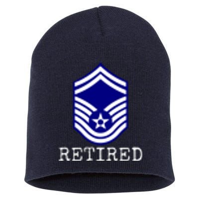 Us Air Force Retired E8 Senior Master Sergeant Short Acrylic Beanie