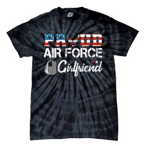 US Air Force Proud Girlfriend Proud Air Force Girlfriend Tie-Dye T-Shirt