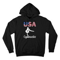 Usa American Flag Gymnastics Gymnast Hoodie