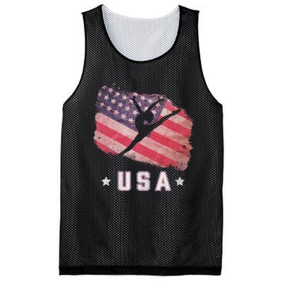 Usa American Flag Gymnastics Team Gymnast Usa Mesh Reversible Basketball Jersey Tank