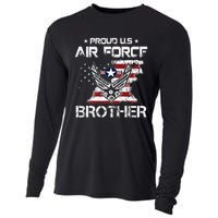 US Air Force Proud Brother Proud Air Force Brother Father Cooling Performance Long Sleeve Crew