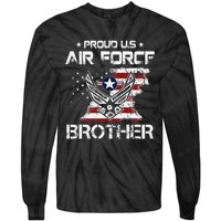 US Air Force Proud Brother Proud Air Force Brother Father Tie-Dye Long Sleeve Shirt