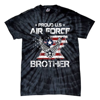 US Air Force Proud Brother Proud Air Force Brother Father Tie-Dye T-Shirt