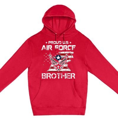 US Air Force Proud Brother Proud Air Force Brother Father Premium Pullover Hoodie