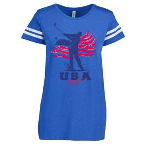 USA American Golf Player Enza Ladies Jersey Football T-Shirt