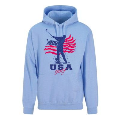 USA American Golf Player Unisex Surf Hoodie