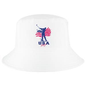 USA American Golf Player Cool Comfort Performance Bucket Hat