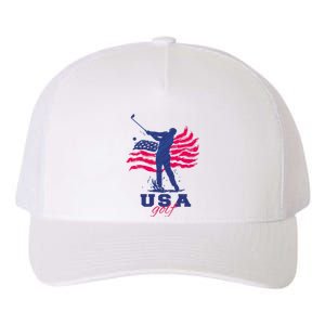 USA American Golf Player Yupoong Adult 5-Panel Trucker Hat