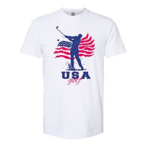 USA American Golf Player Softstyle CVC T-Shirt