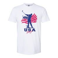 USA American Golf Player Softstyle CVC T-Shirt