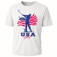 USA American Golf Player Cooling Performance Crew T-Shirt
