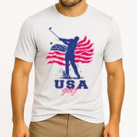 USA American Golf Player Cooling Performance Crew T-Shirt