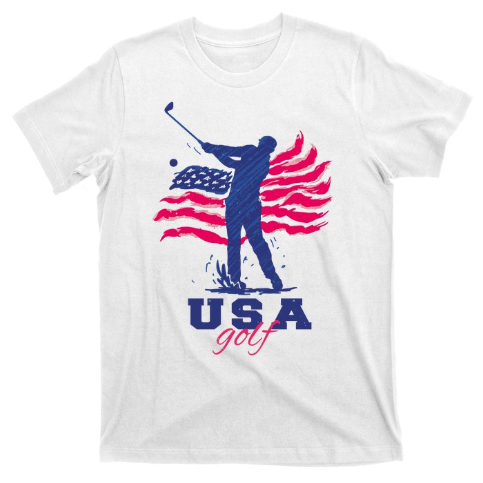 USA American Golf Player T-Shirt