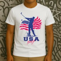 USA American Golf Player T-Shirt