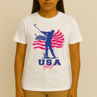 USA American Golf Player T-Shirt