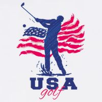 USA American Golf Player T-Shirt