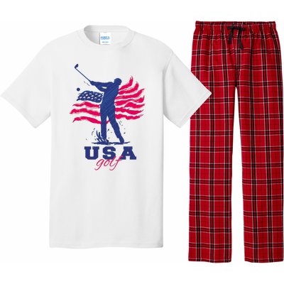 USA American Golf Player Pajama Set