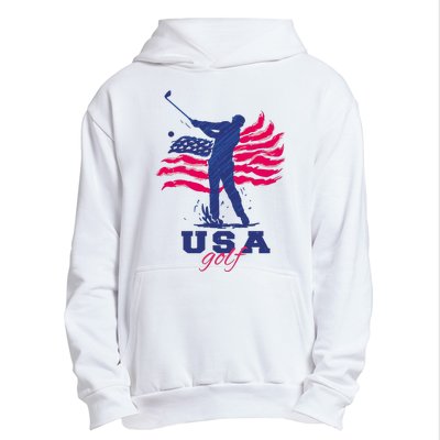 USA American Golf Player Urban Pullover Hoodie