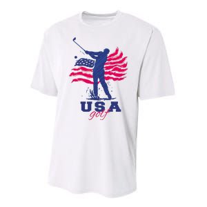 USA American Golf Player Performance Sprint T-Shirt