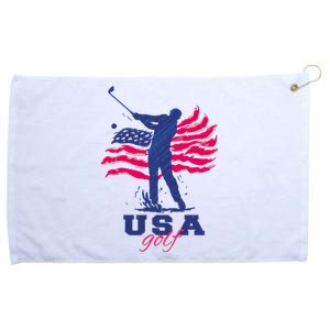 USA American Golf Player Grommeted Golf Towel