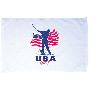 USA American Golf Player Microfiber Hand Towel