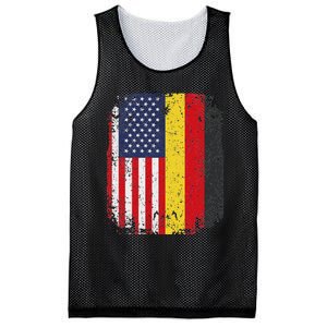 Usa American Germany Flag German Dual Citizenship Mesh Reversible Basketball Jersey Tank