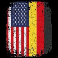 Usa American Germany Flag German Dual Citizenship Womens Tank Top