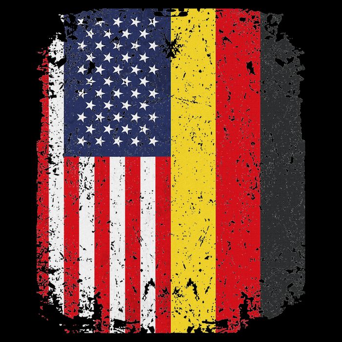 Usa American Germany Flag German Dual Citizenship Womens Tank Top