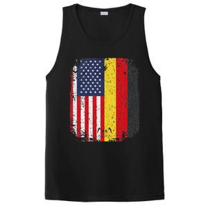 Usa American Germany Flag German Dual Citizenship PosiCharge Competitor Tank