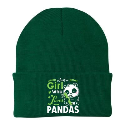 Ust A Girl Who Loves Pandas Cute Panda Knit Cap Winter Beanie