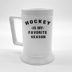 Unisex Adults Hockey Lover Hockey Is My Favorite Season Meaningful Gift Beer Stein