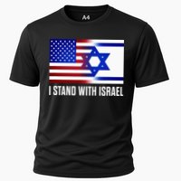 USA and Israel Flag Show Your Support Cooling Performance Crew T-Shirt
