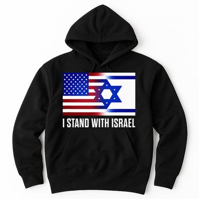 USA and Israel Flag Show Your Support Hoodie