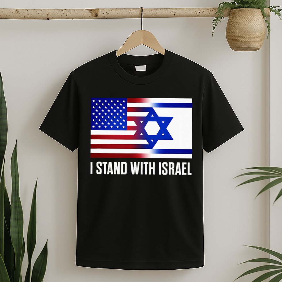 USA and Israel Flag Show Your Support T-Shirt
