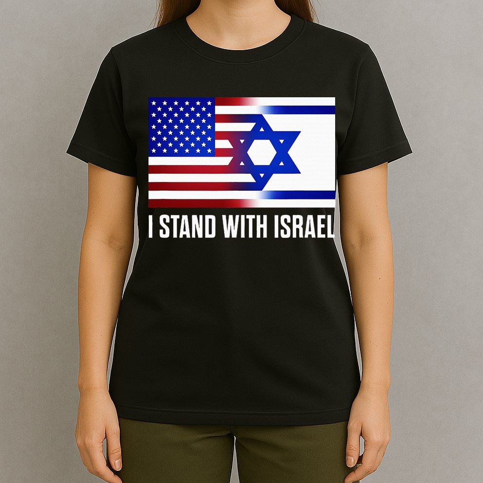 USA and Israel Flag Show Your Support T-Shirt