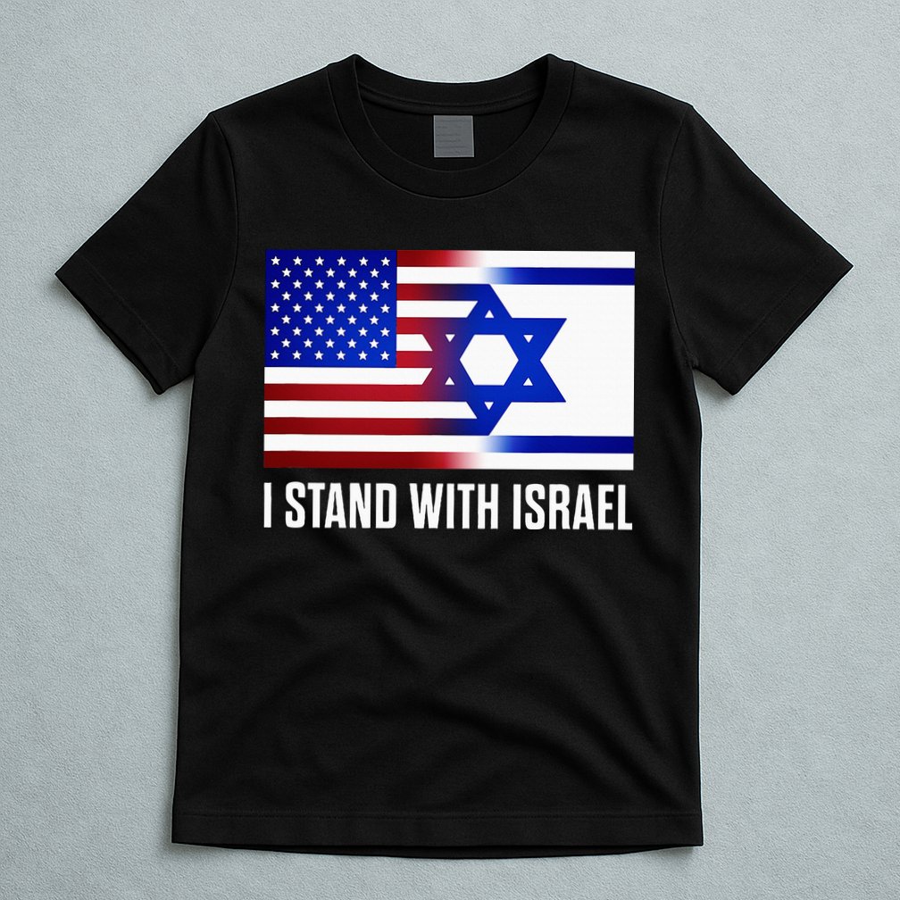 USA and Israel Flag Show Your Support T-Shirt