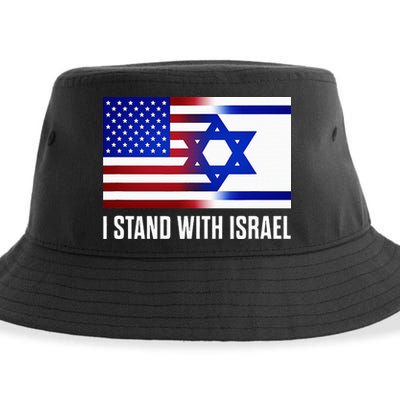 USA and Israel Flag Show Your Support Sustainable Bucket Hat