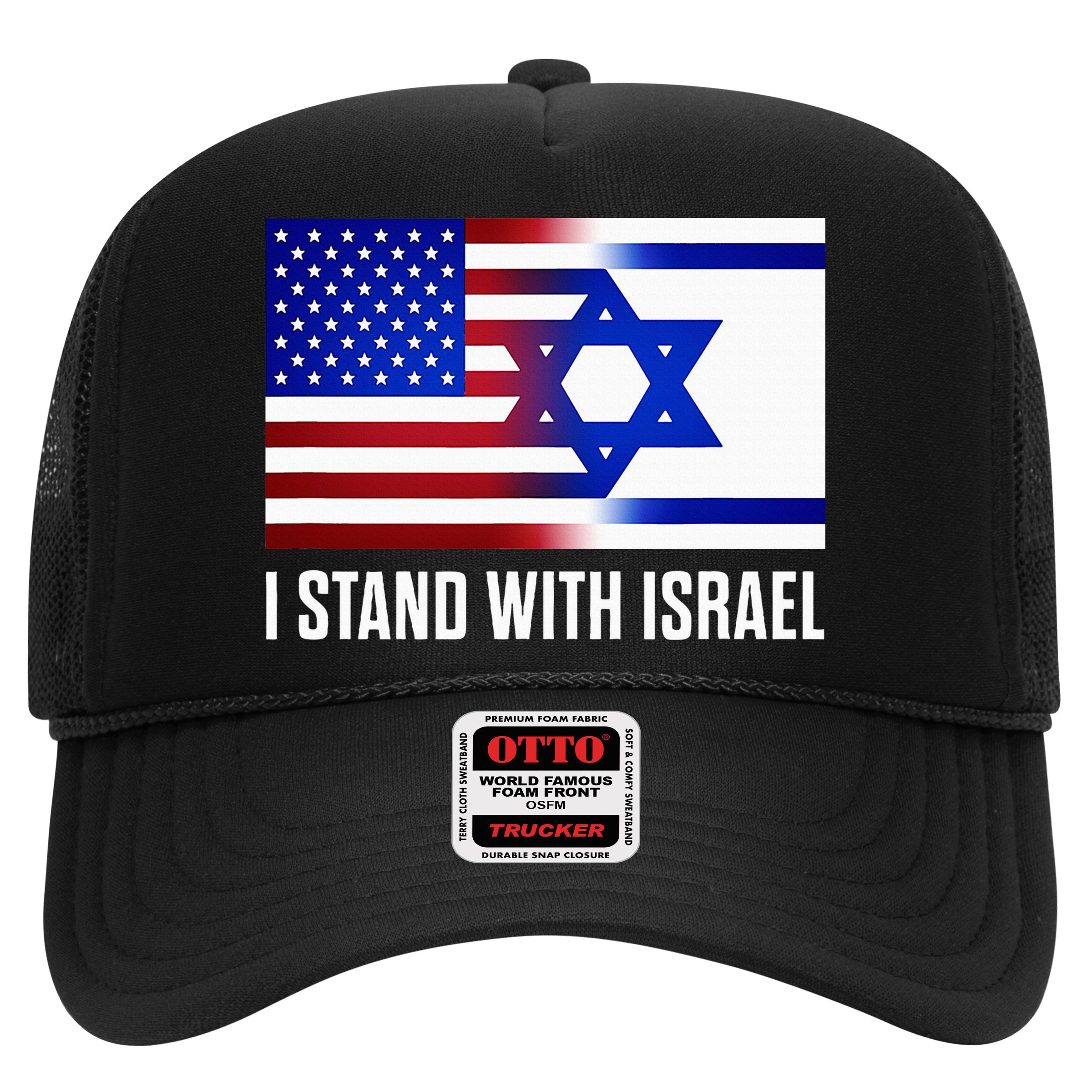 USA and Israel Flag Show Your Support Hat