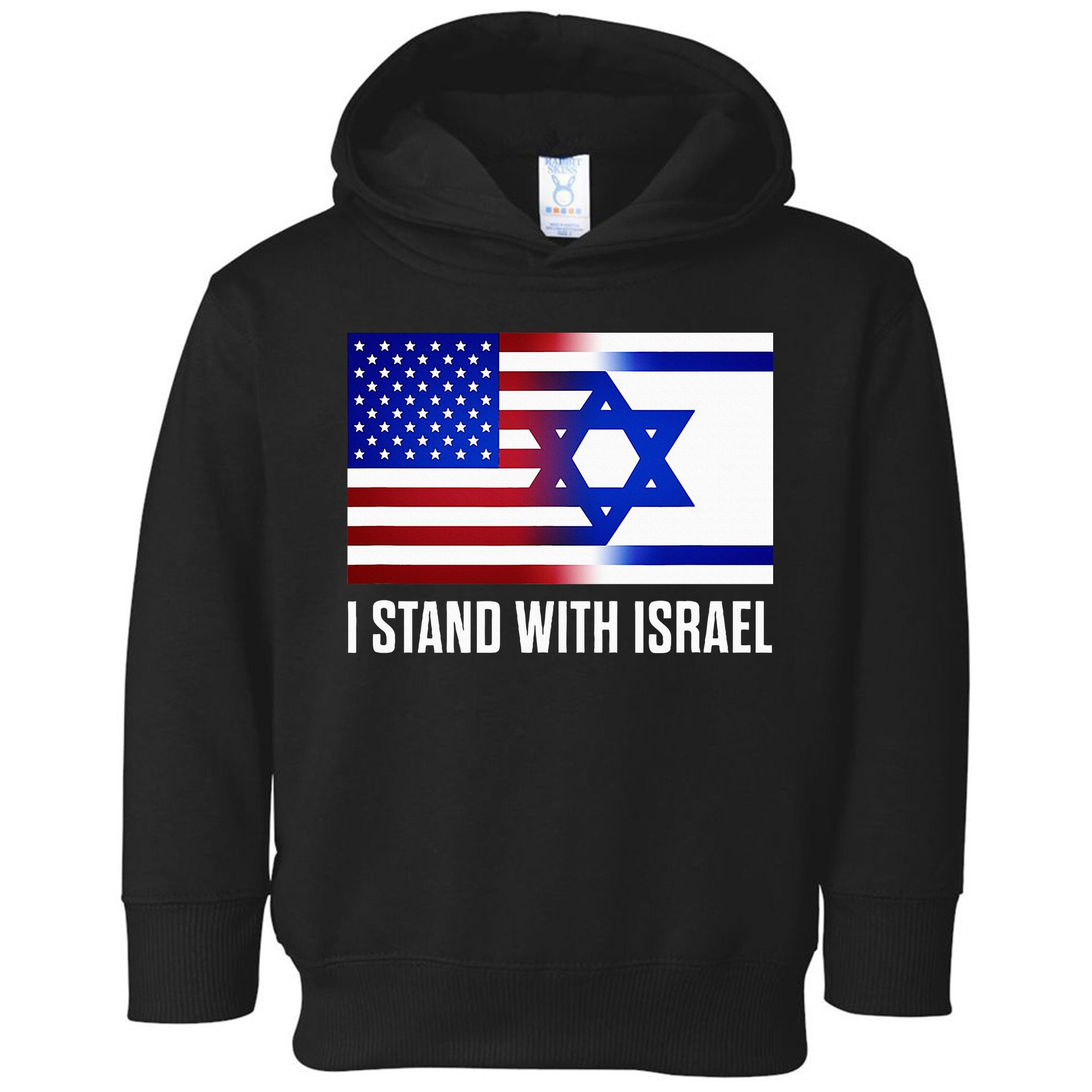 USA and Israel Flag Show Your Support Toddler Hoodie