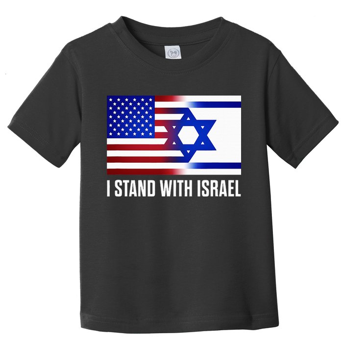 USA and Israel Flag Show Your Support Toddler T-Shirt