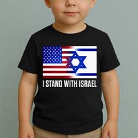 USA and Israel Flag Show Your Support Toddler T-Shirt