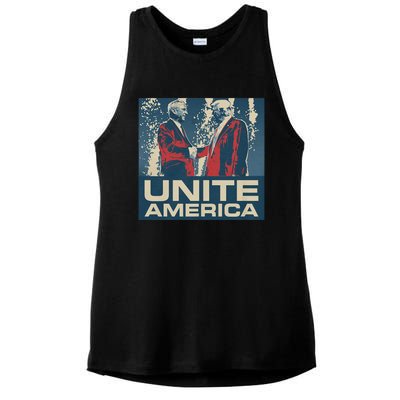 Unite America Iconic Trump Ladies PosiCharge Tri-Blend Wicking Tank