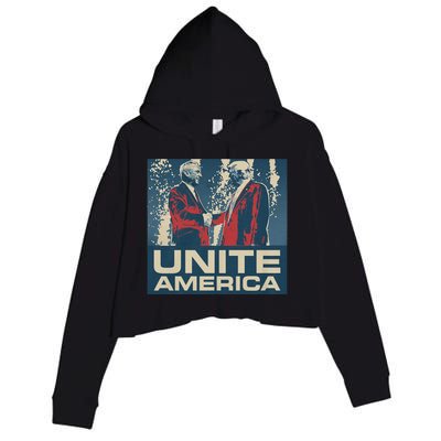 Unite America Iconic Trump Crop Fleece Hoodie