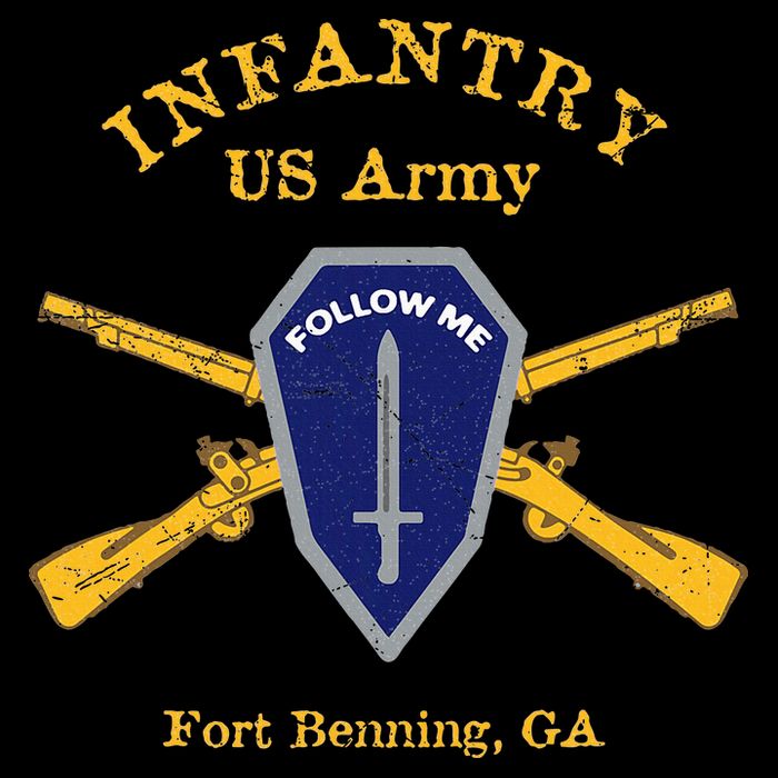 U.S A.R.M.Y Infantry Fort Benning Ga Button