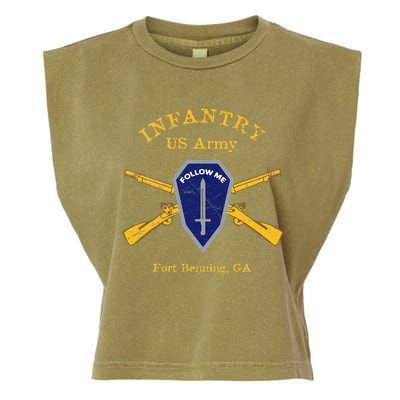 U.S A.R.M.Y Infantry Fort Benning Ga Garment-Dyed Women's Muscle Tee