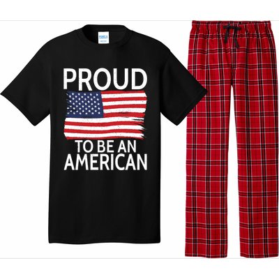 Usa America Independence Proud To Be An American Funny Gift Pajama Set